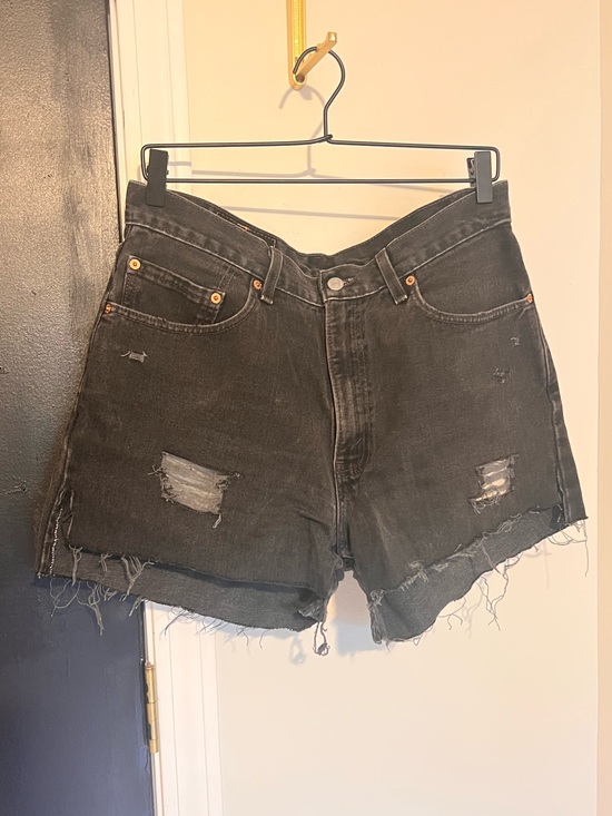 Levi's Pants - Vintage Levi’s 550 Denim Cut Off Shorts Color Black - Women’s Size 6 or 8, W34